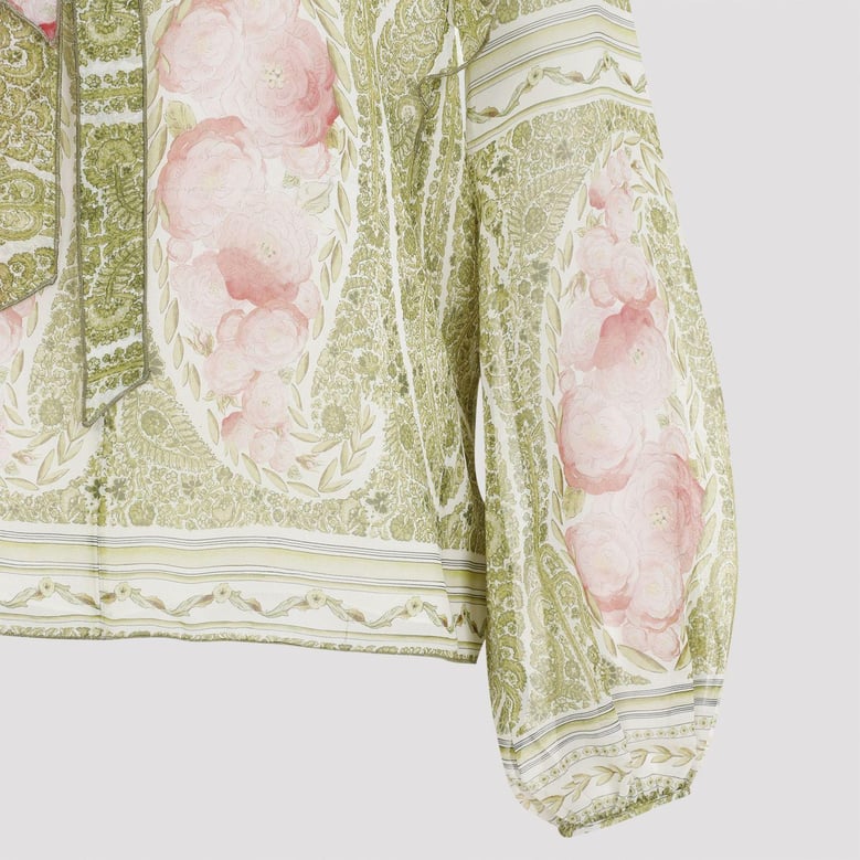printed blouse by Selfnex