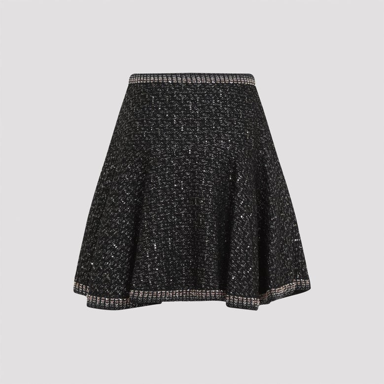 boucle mini skirt by Selfnex
