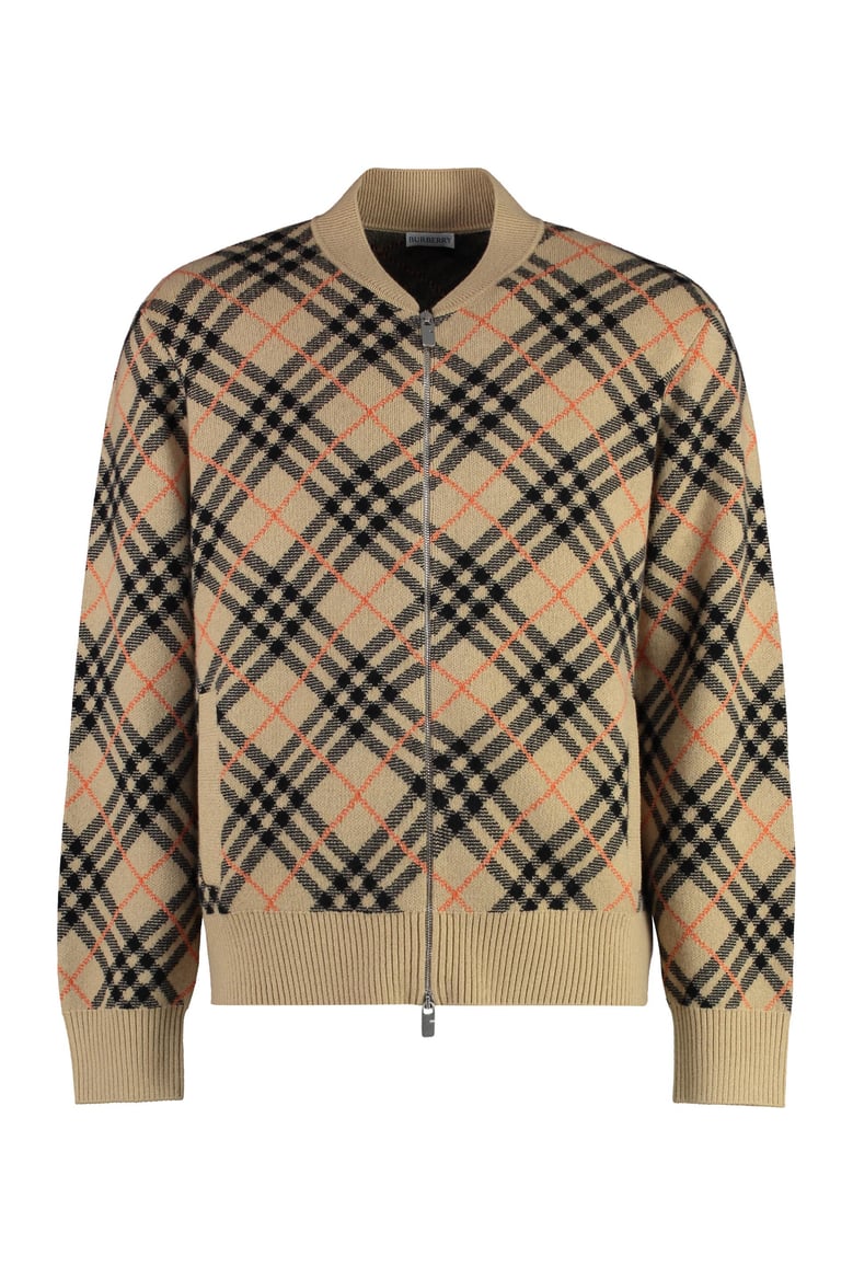 zipped cardigan by Selfnex