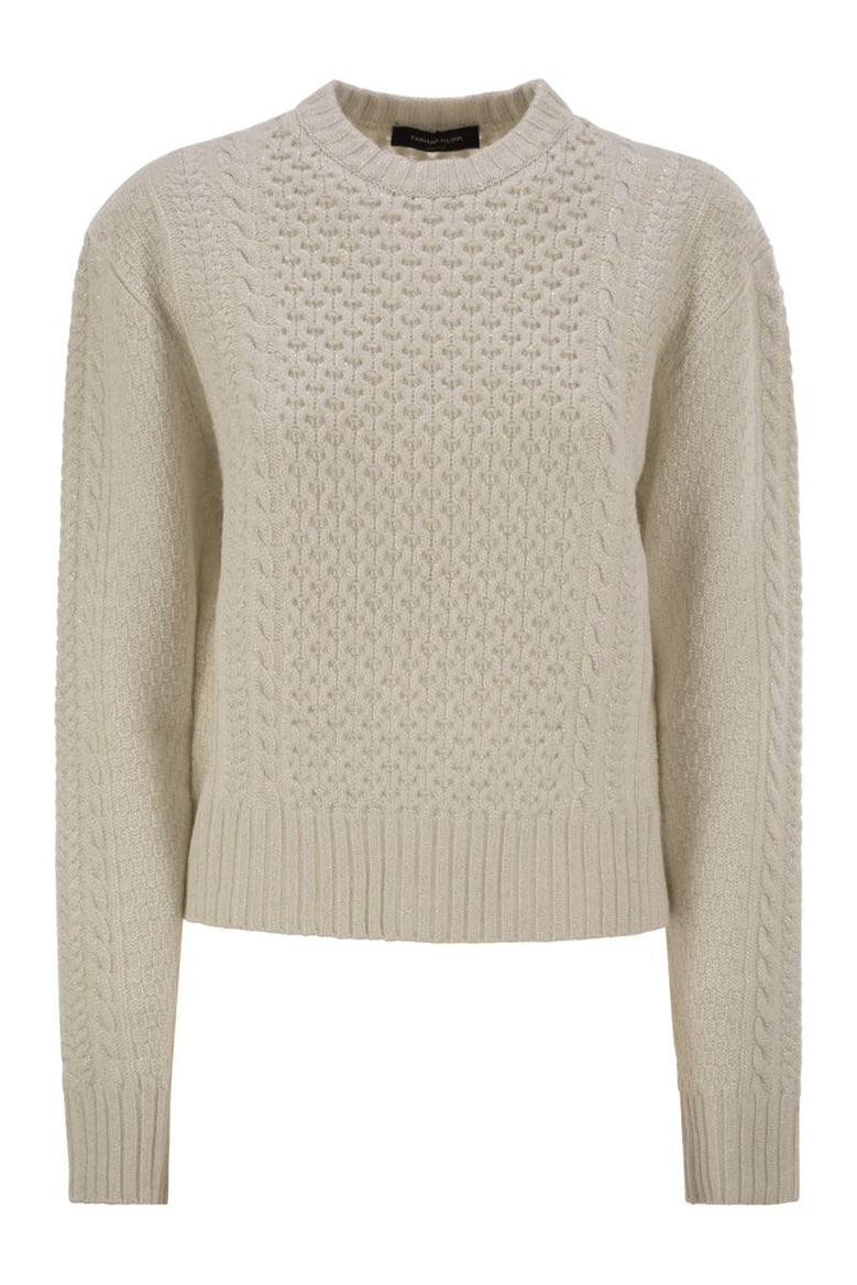platinum fisherman jersey with lurex by Selfnex