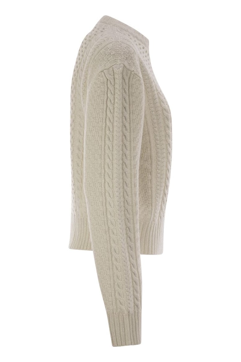 platinum fisherman jersey with lurex by Selfnex
