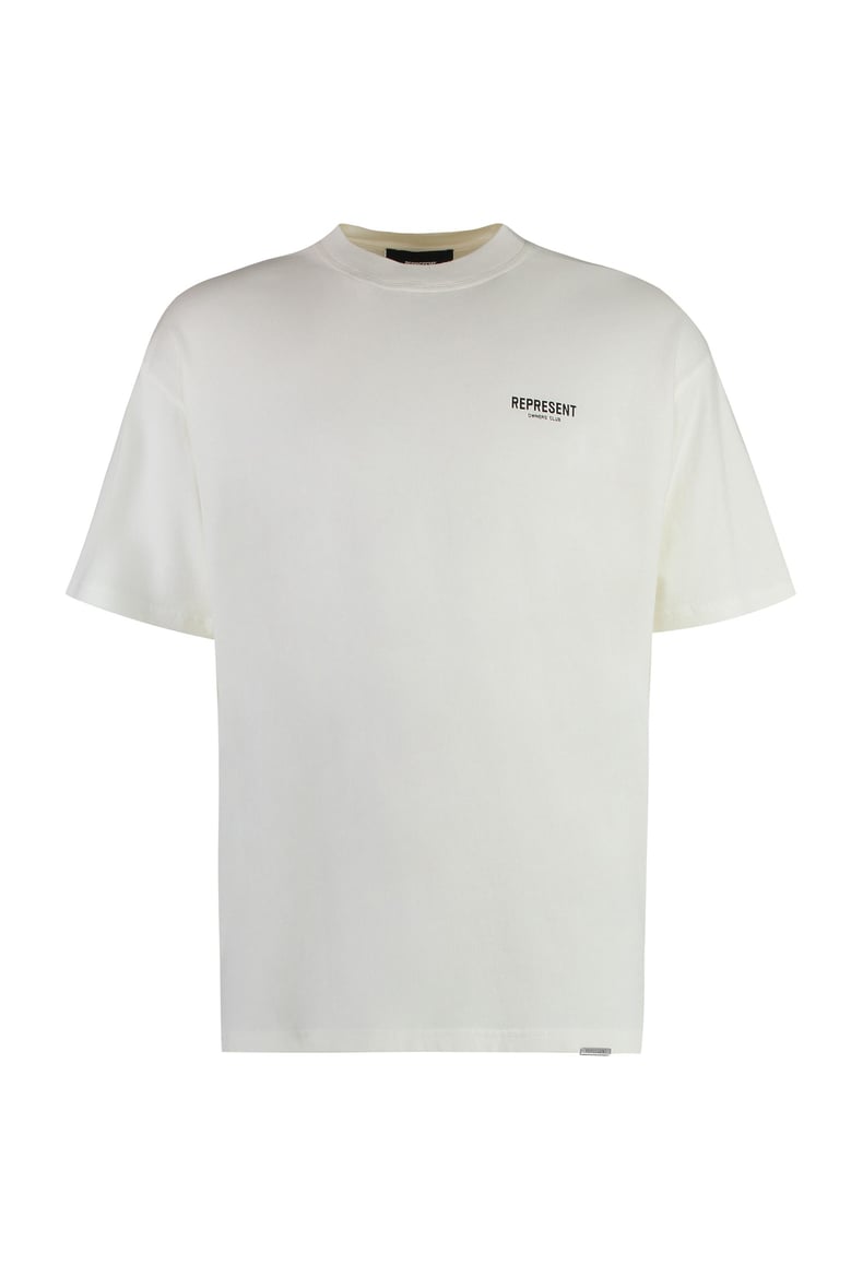 cotton crew-neck t-shirt by Selfnex