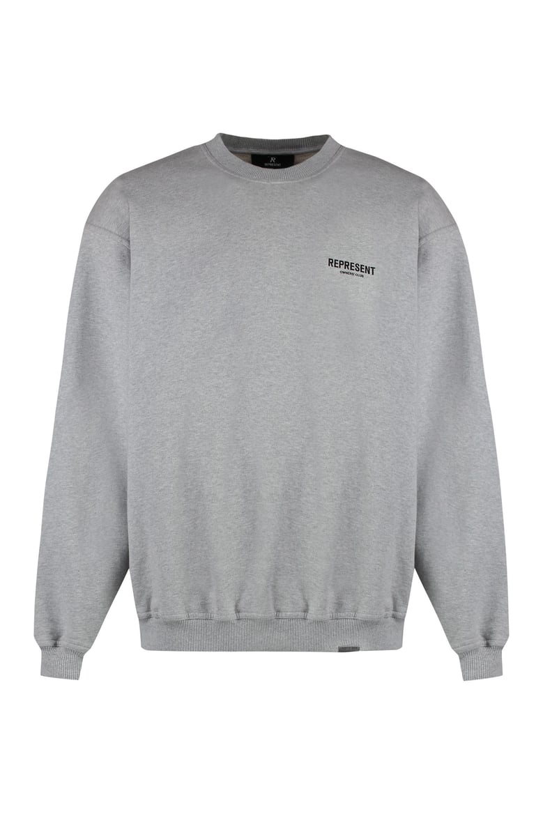 cotton crew-neck sweatshirt by Selfnex