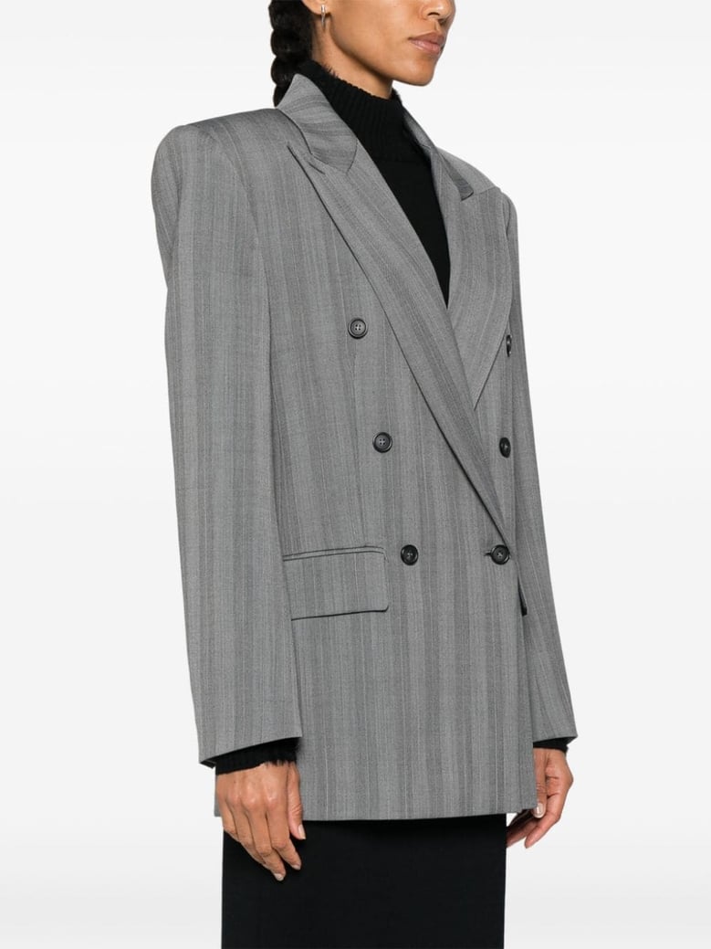 wool double-breasted jacket by Selfnex
