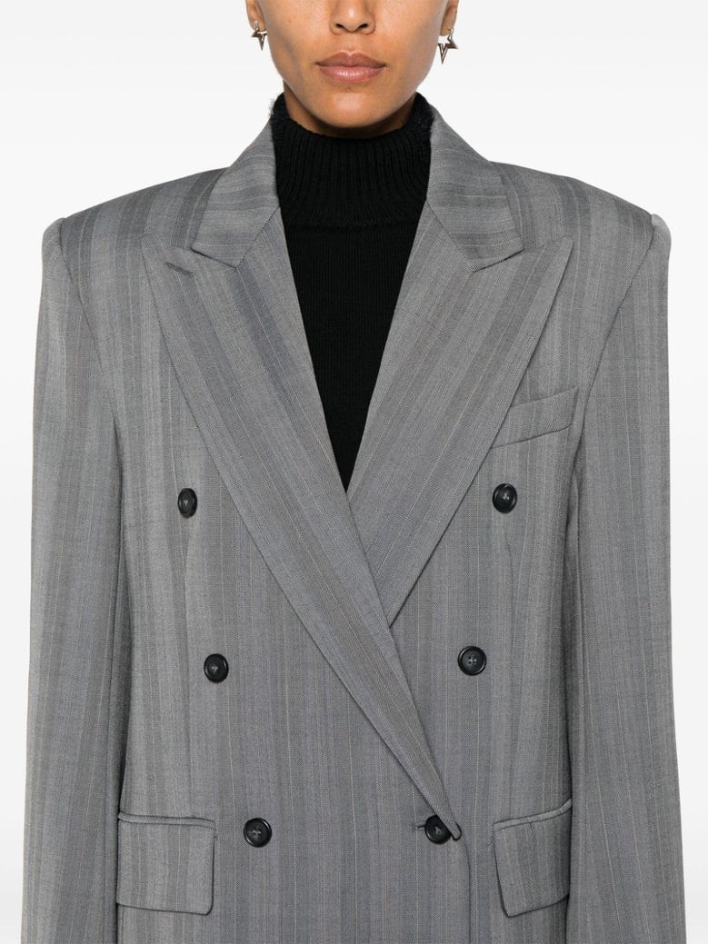 wool double-breasted jacket by Selfnex