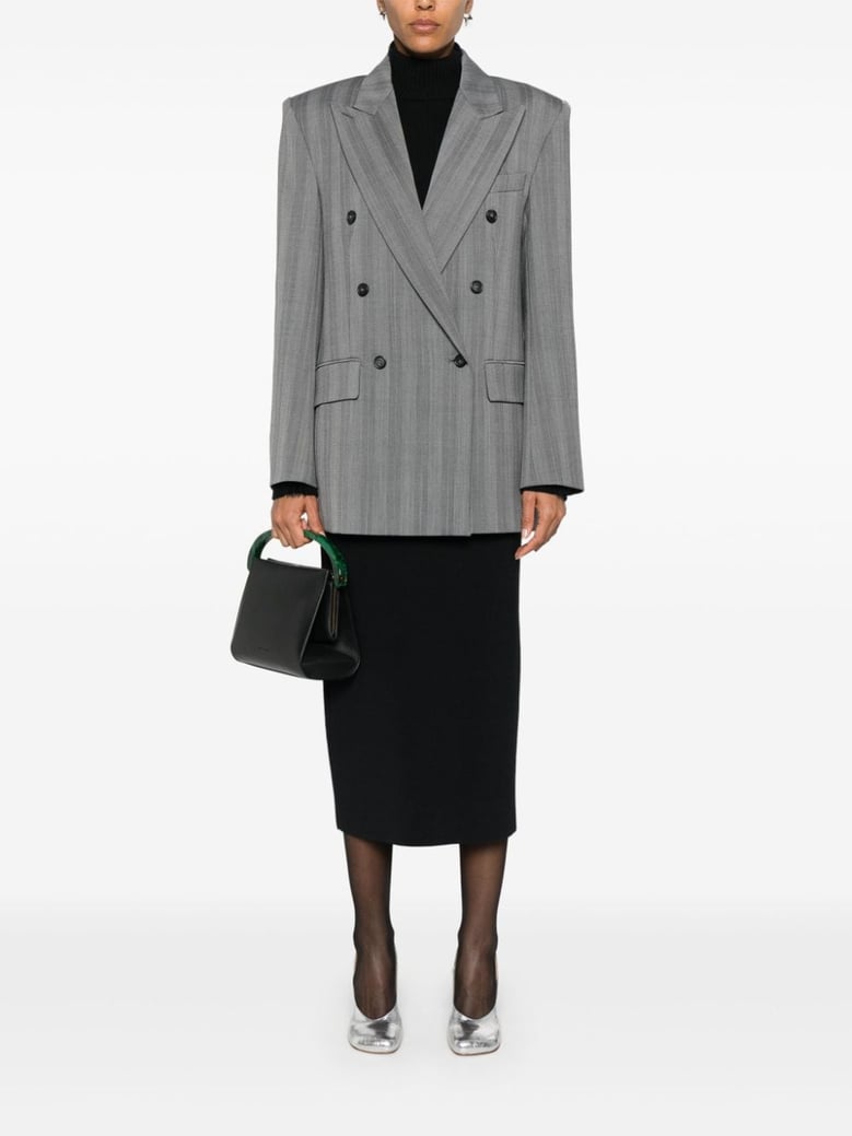 wool double-breasted jacket by Selfnex