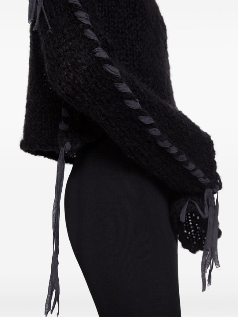 drop-shoulder sweater by Selfnex