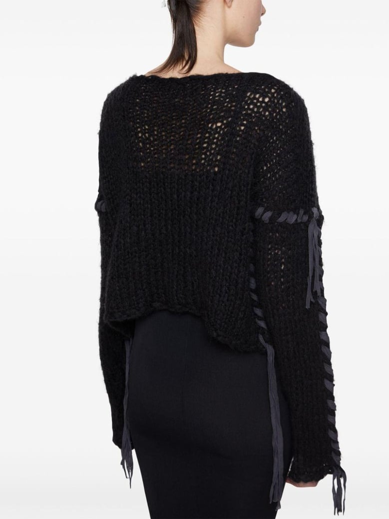 drop-shoulder sweater by Selfnex