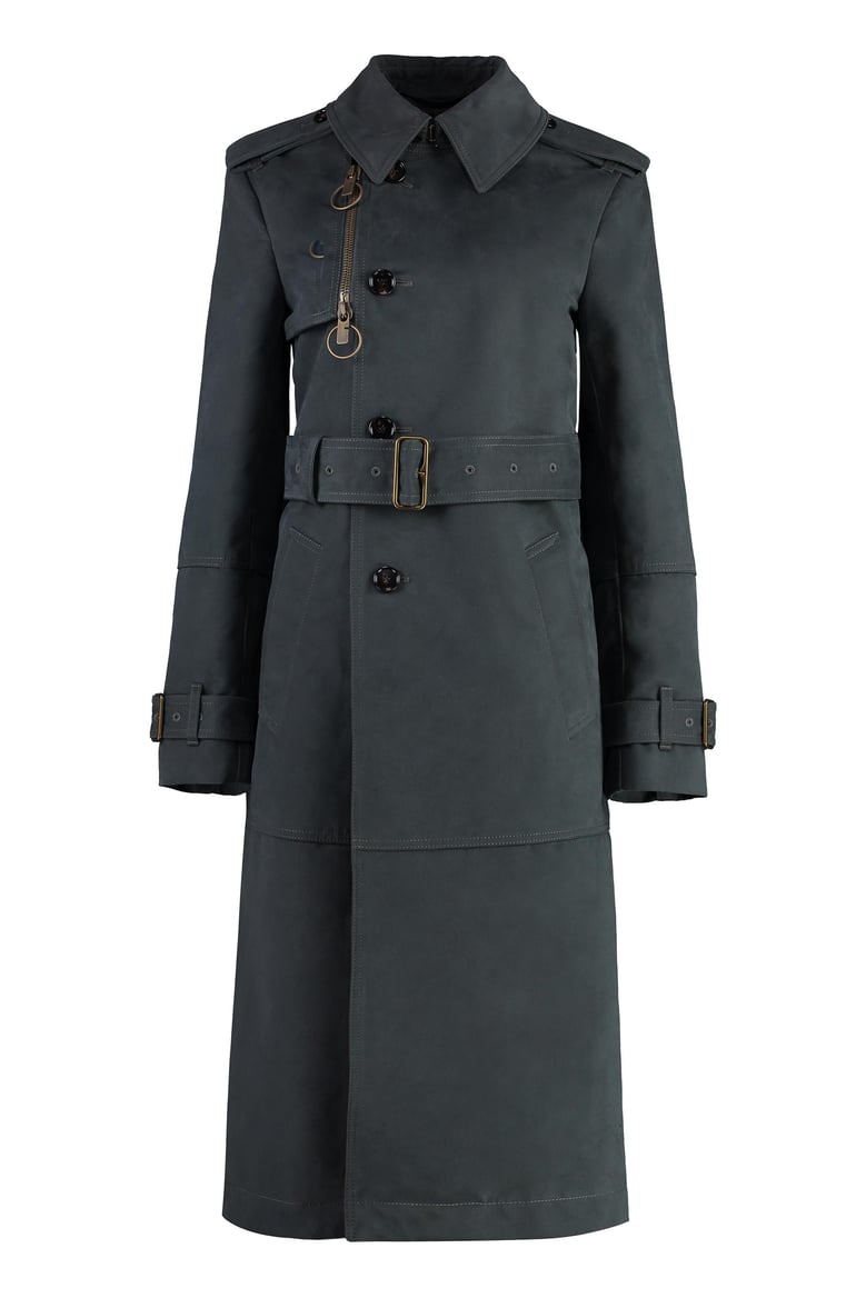 cotton trench coat by Selfnex