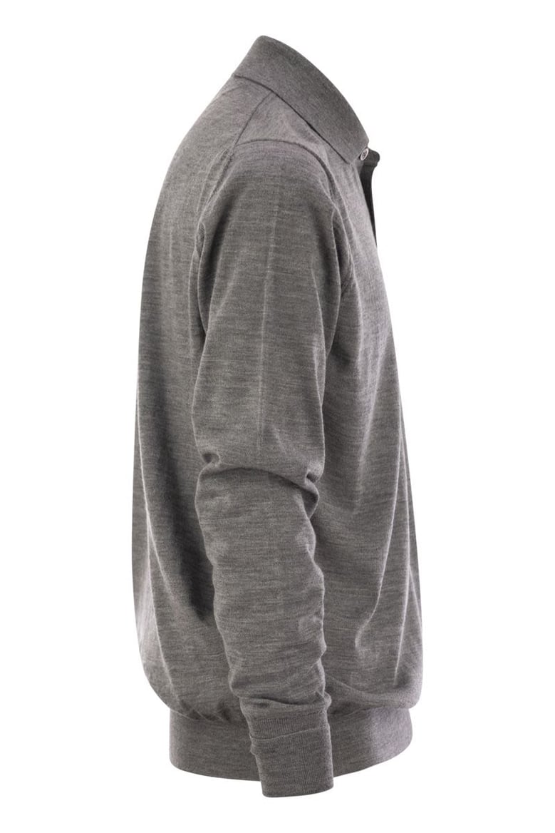 wool polo shirt by Selfnex