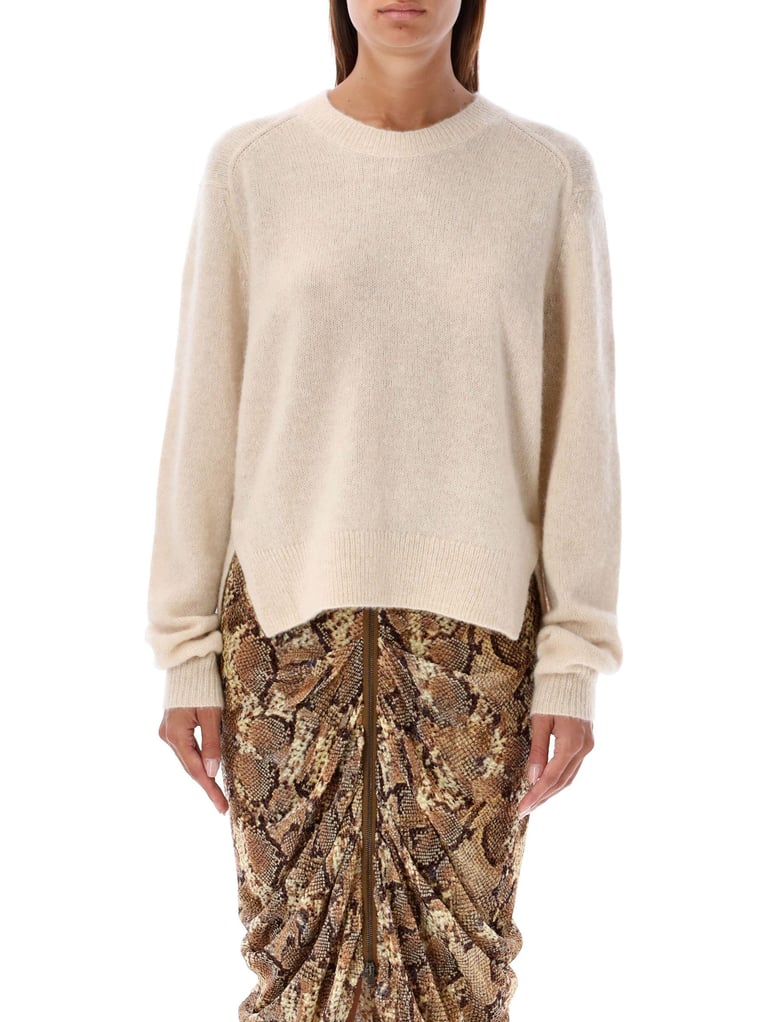 lylia long sleeve crew-neck sweater by Selfnex