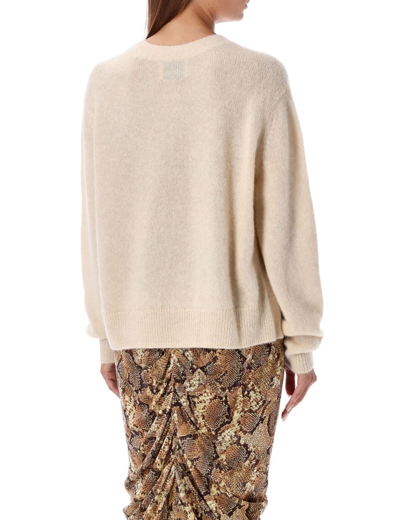 lylia long sleeve crew-neck sweater by Selfnex