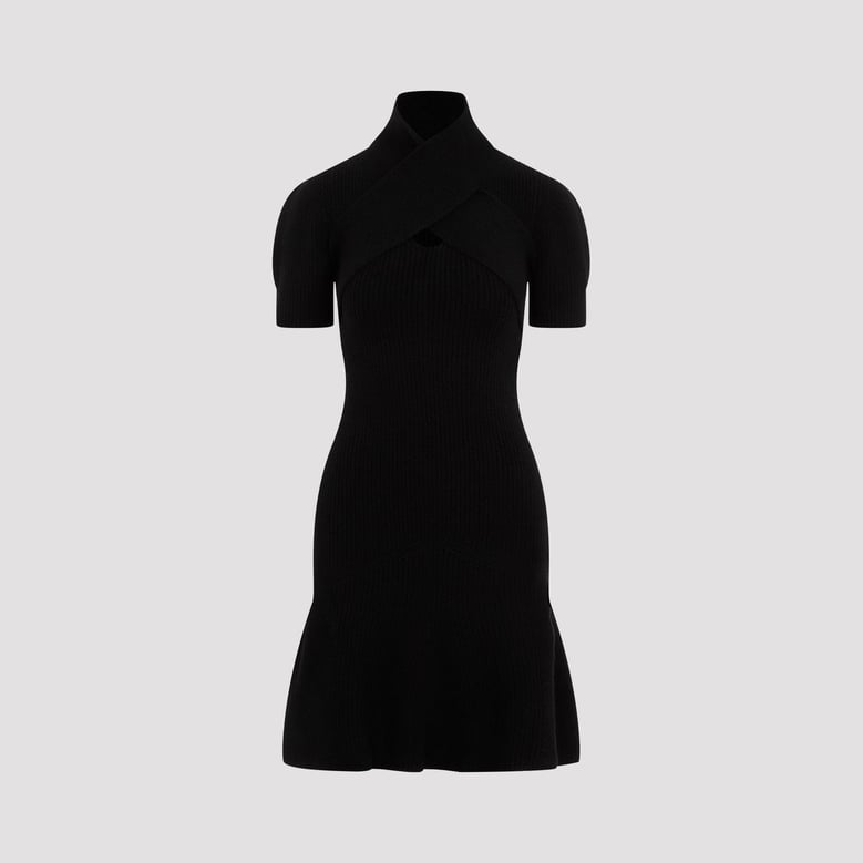 scarf draped dress by Selfnex