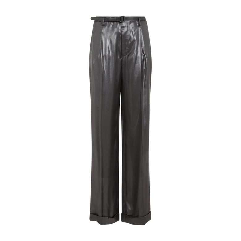 acklie pleated pants by Selfnex