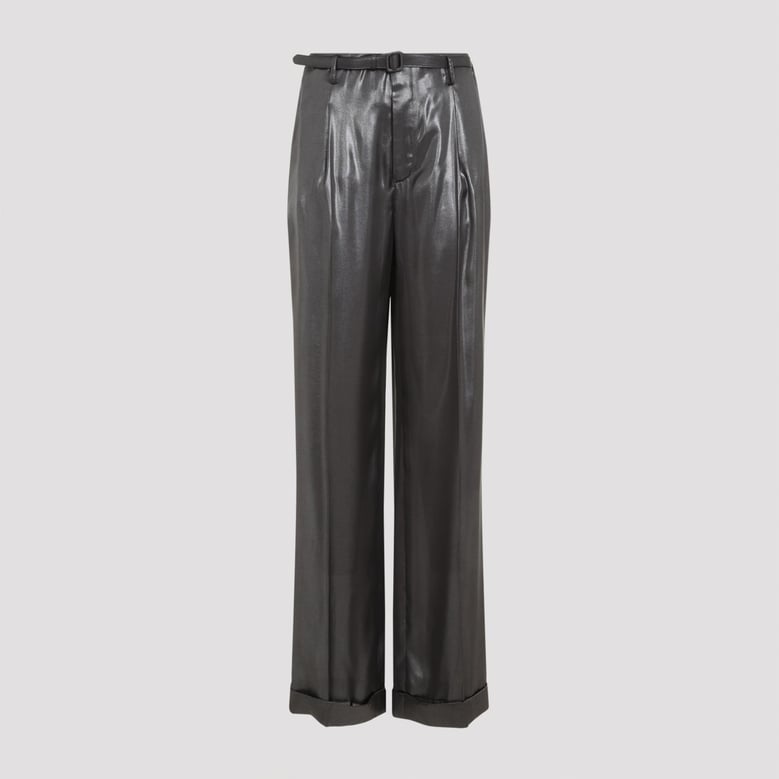 acklie pleated pants by Selfnex