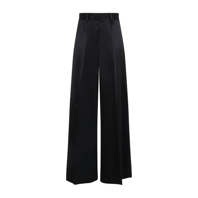 black viscose pants by Selfnex