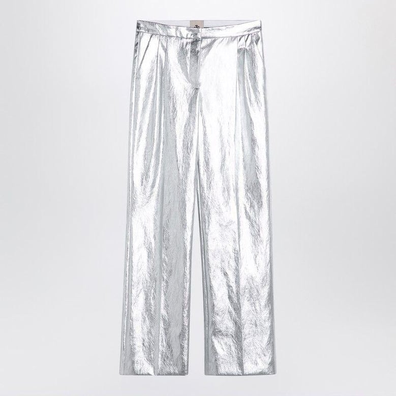 silver andy wide trousers by Selfnex