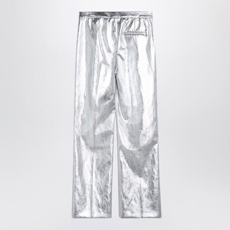 silver andy wide trousers by Selfnex