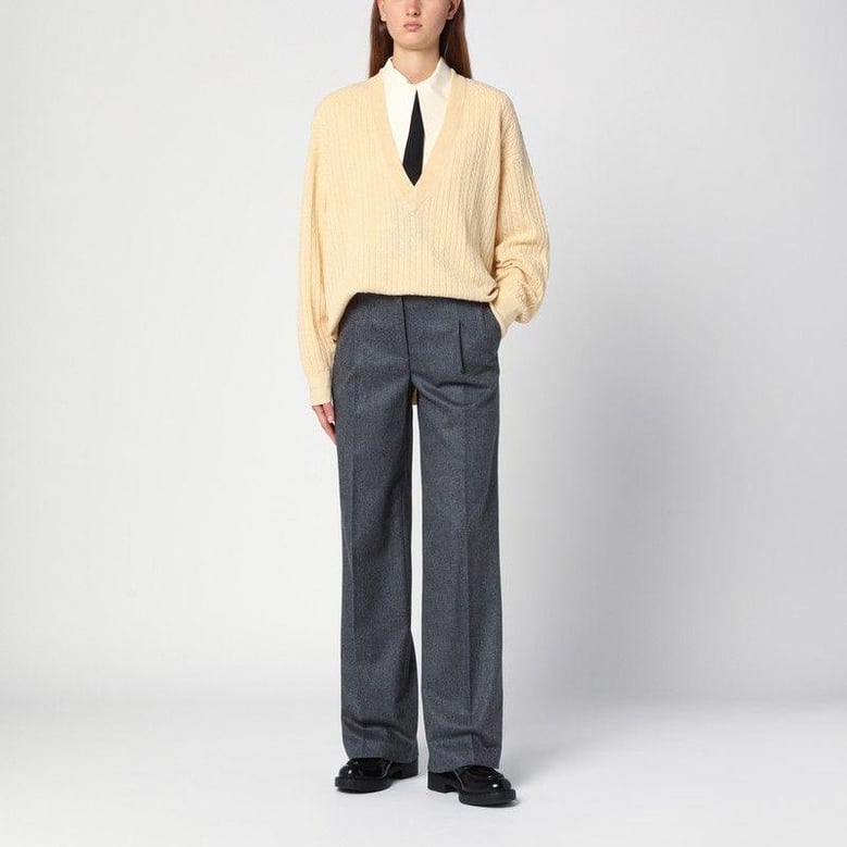 light yellow como over pullover by Selfnex