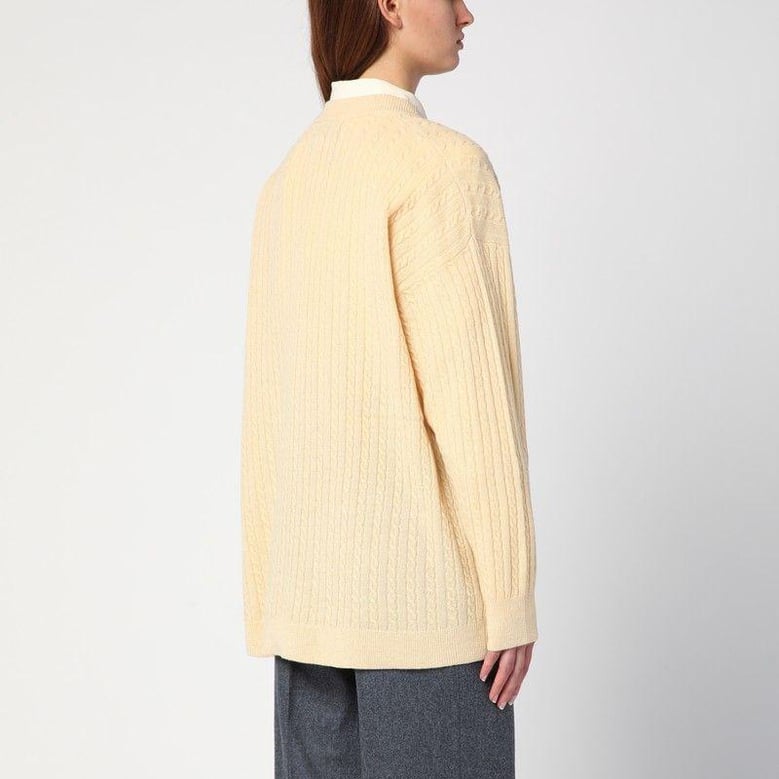 light yellow como over pullover by Selfnex