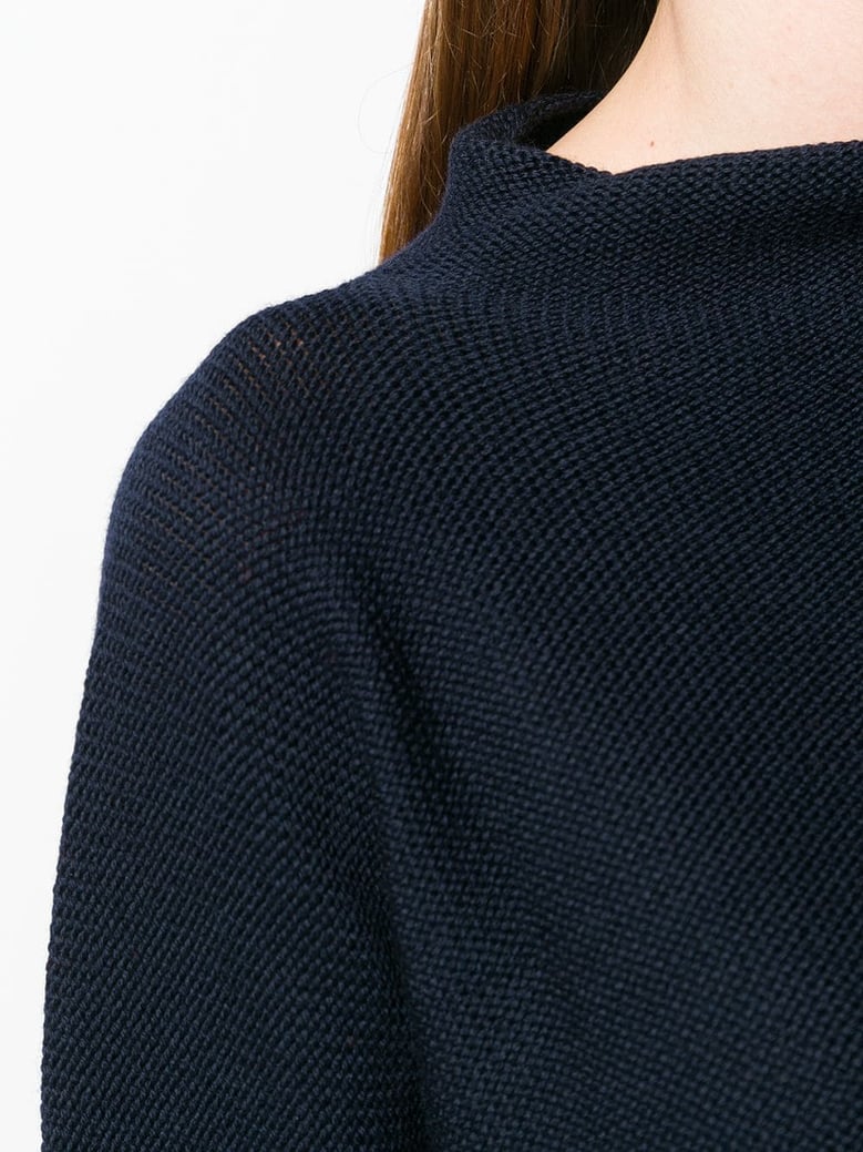 wool turtle-neck sweater by Selfnex