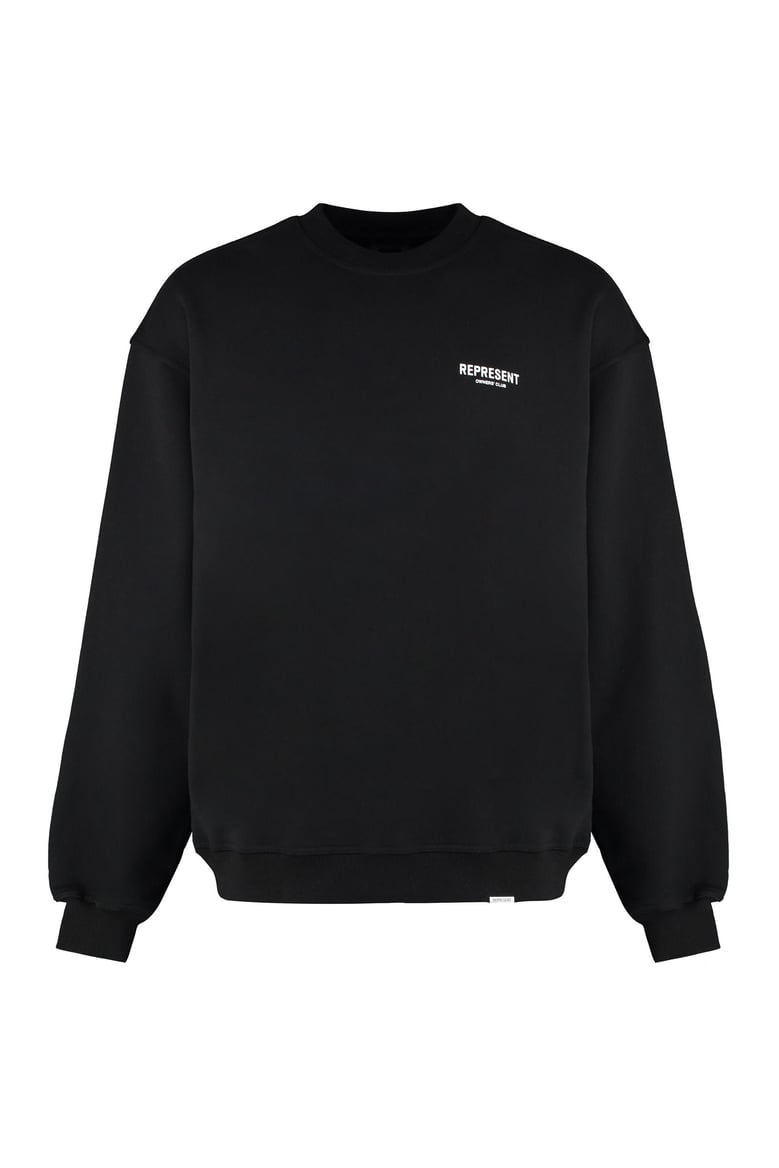 cotton crew-neck sweatshirt by Selfnex