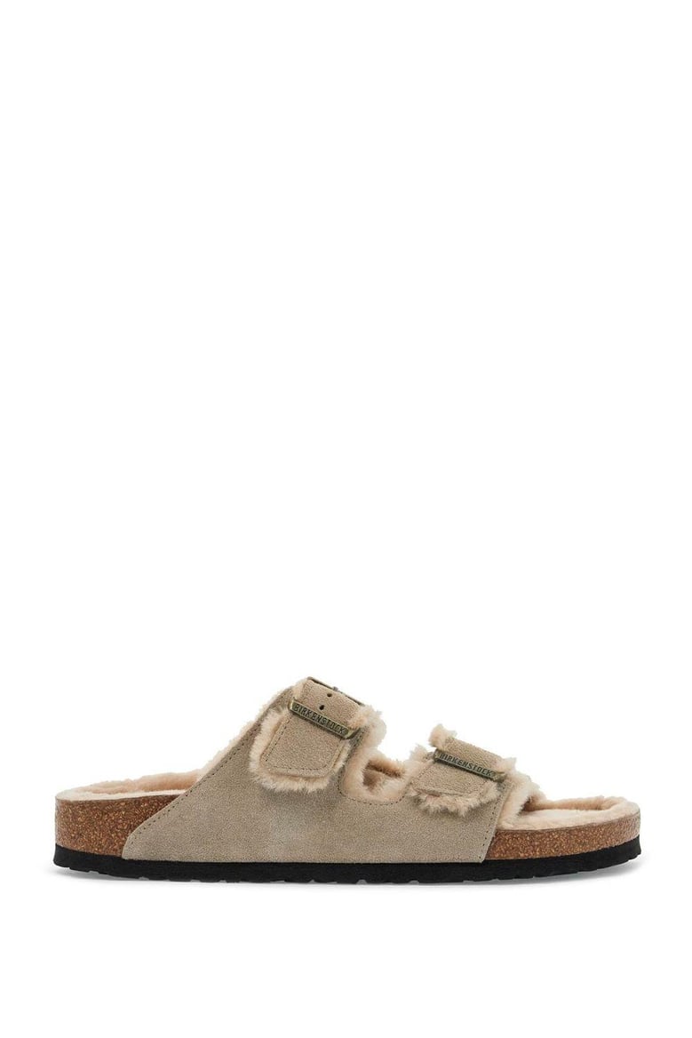 arizona - suede lamb fur slipper by Selfnex