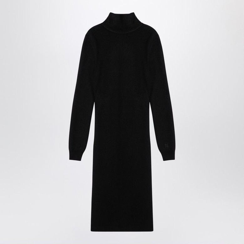 knitted turtleneck dress by Selfnex