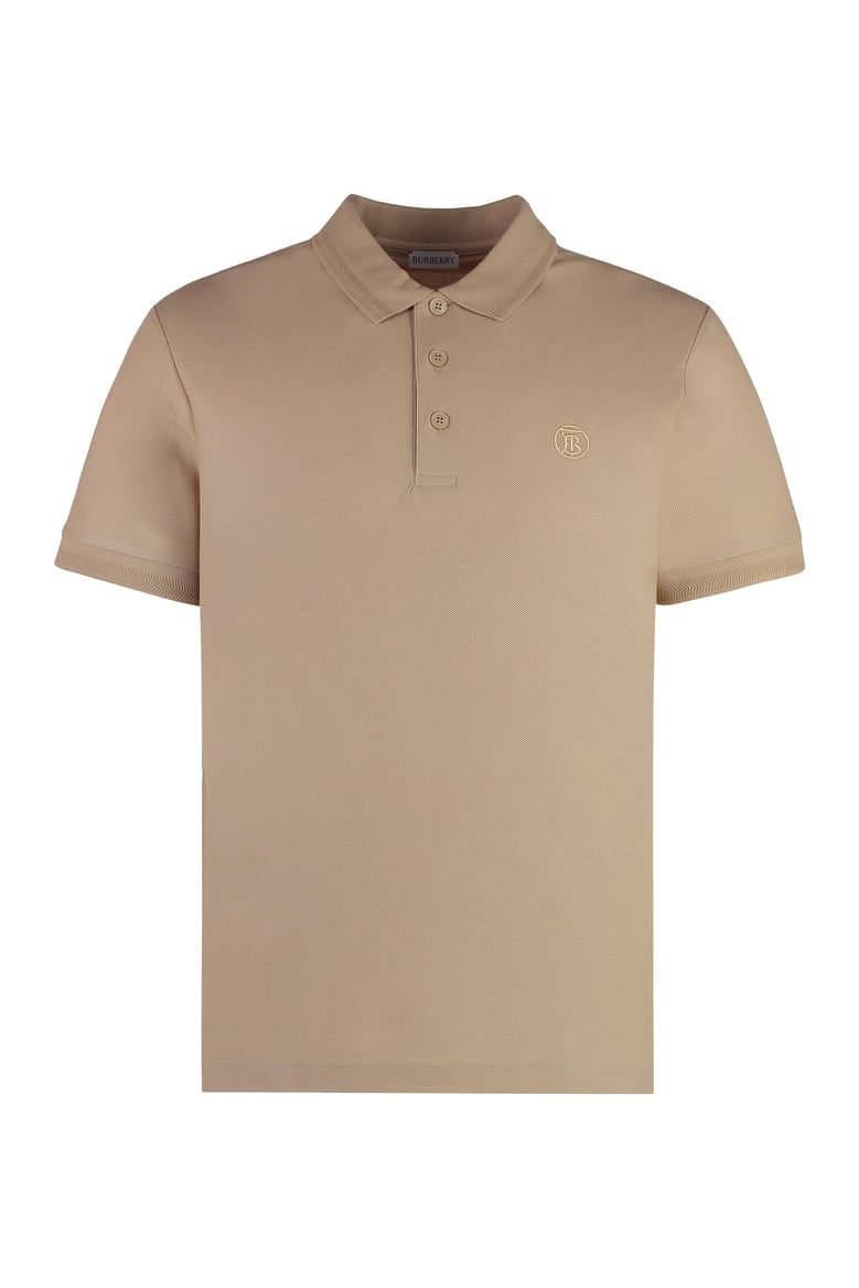 cotton-piqué polo shirt by Selfnex