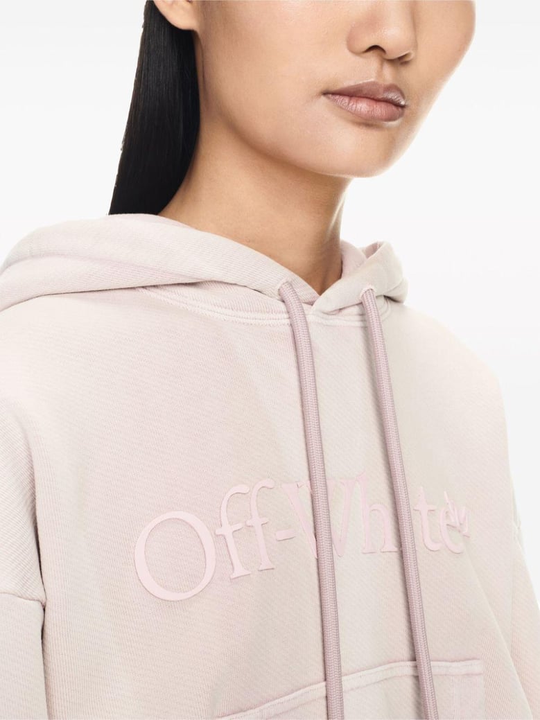 powder pink cotton hoodie by Selfnex