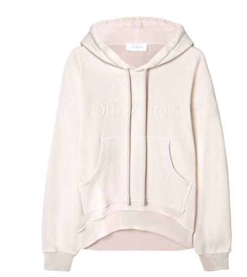 powder pink cotton hoodie by Selfnex