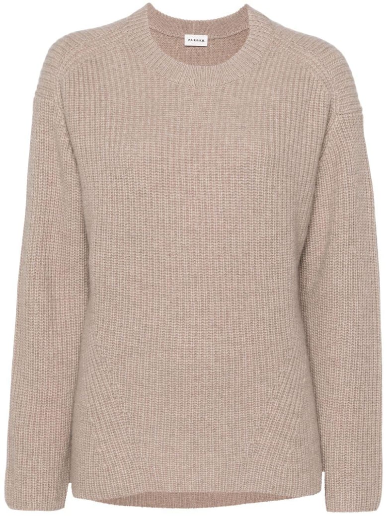 light beige cashmere sweater by Selfnex