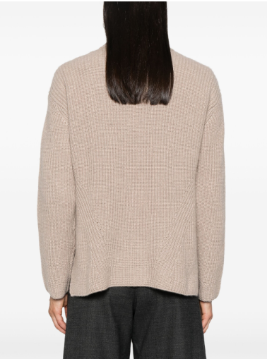 light beige cashmere sweater by Selfnex