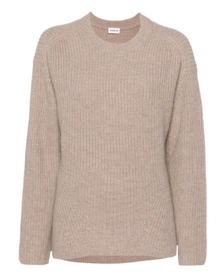 light beige cashmere sweater by Selfnex