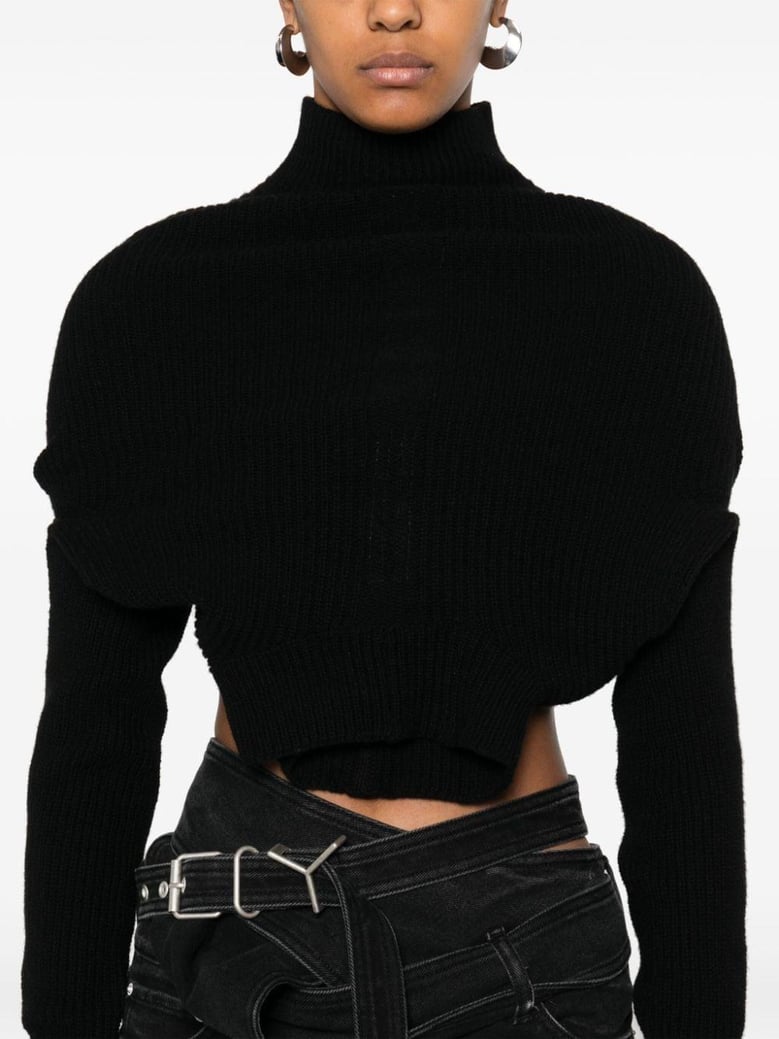 cashmere turtle-neck jumper by Selfnex