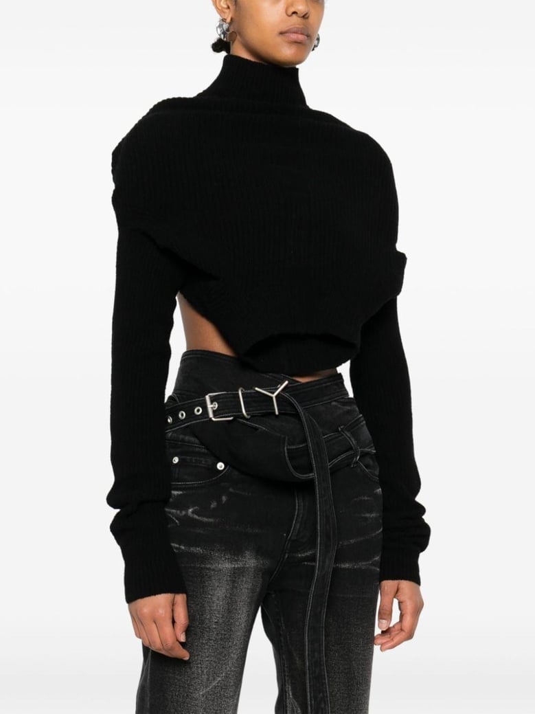 cashmere turtle-neck jumper by Selfnex