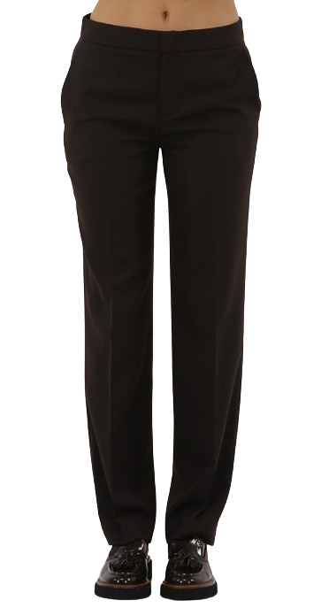 wool blend tailored trousers by Selfnex