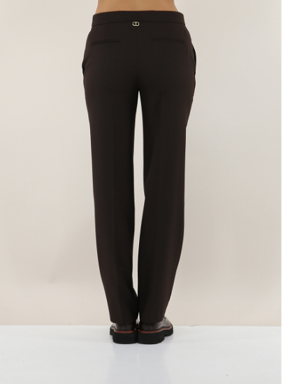 wool blend tailored trousers by Selfnex