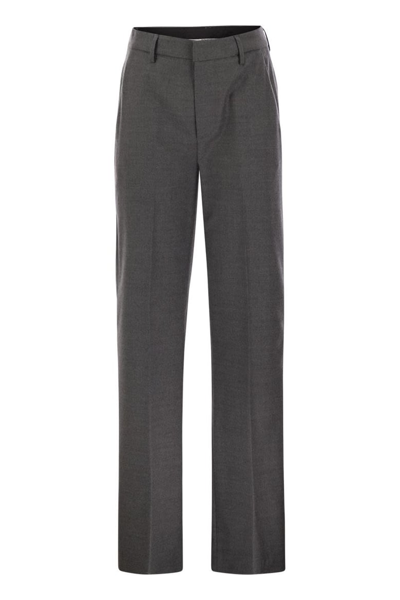 janice - wide wool pants by Selfnex