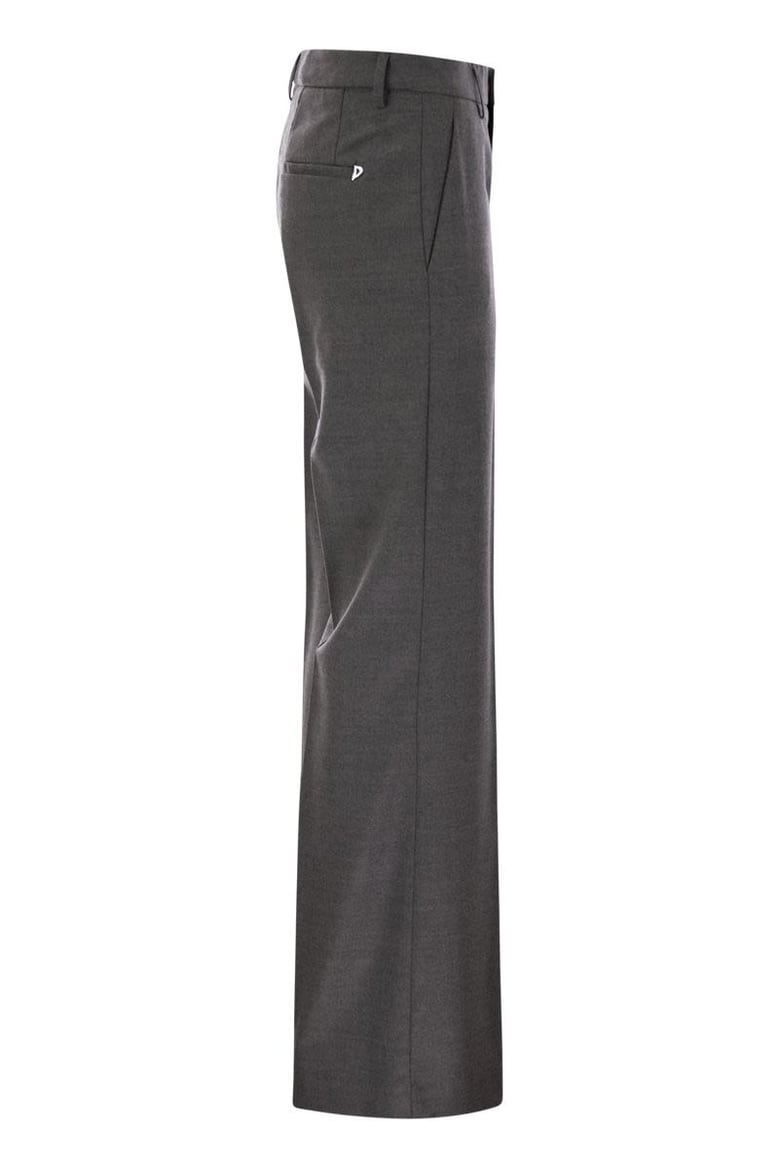 janice - wide wool pants by Selfnex