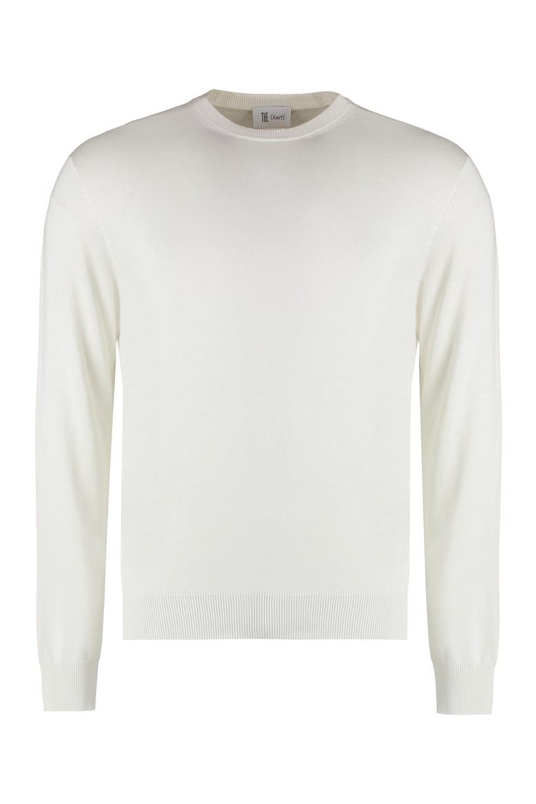 the (knit) - silk and cotton blend sweater by Selfnex