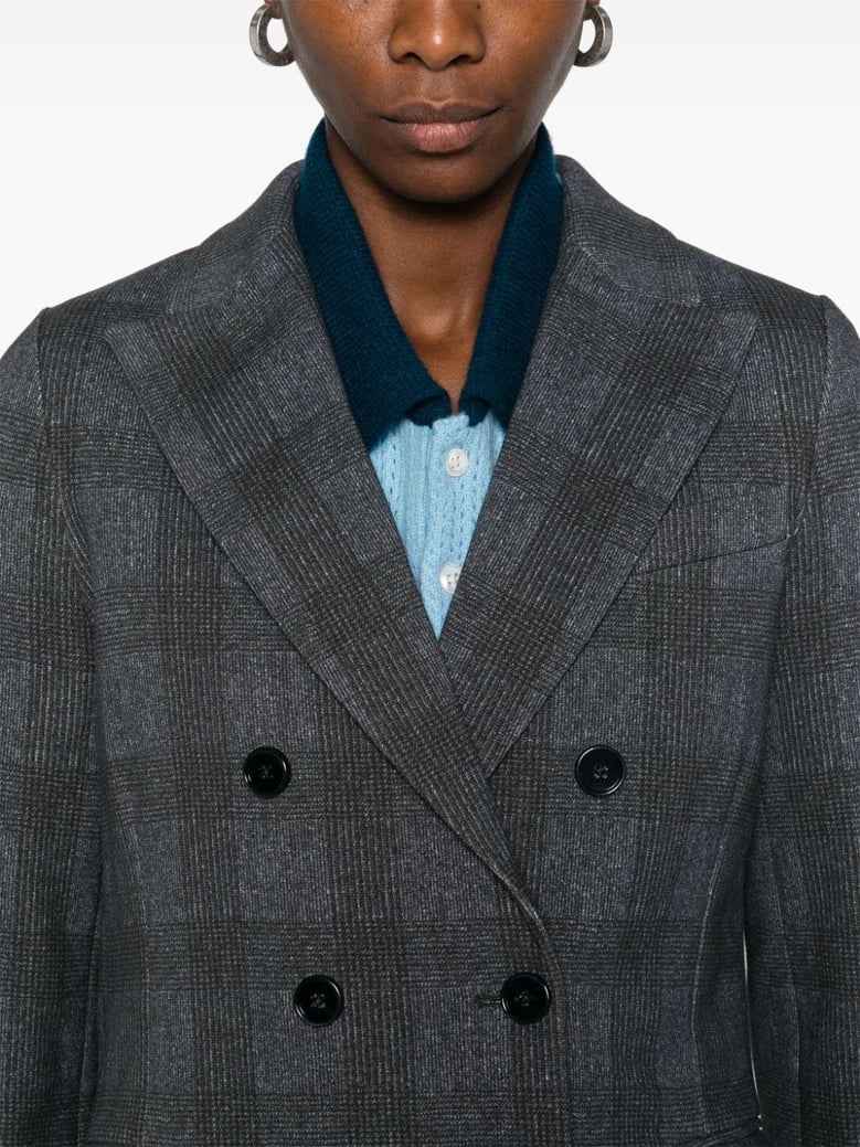 cotton double-breasted jacket by Selfnex