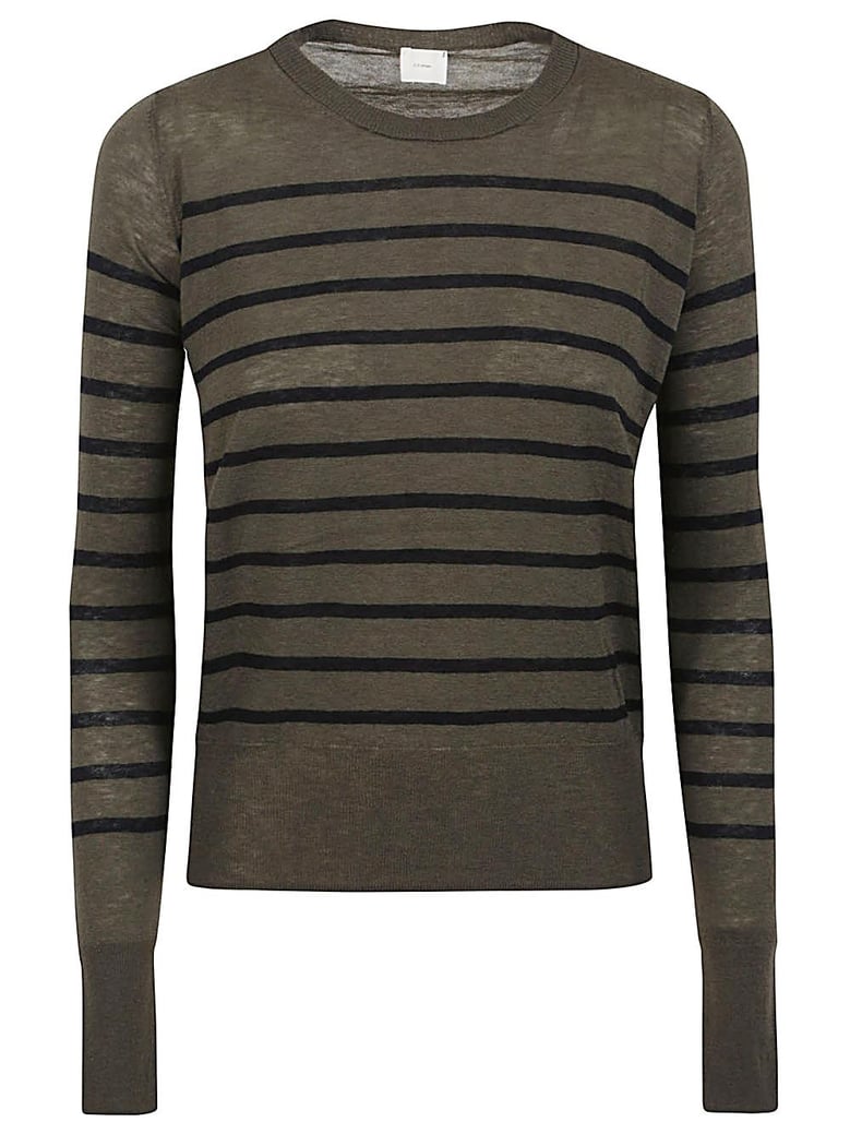 wool striped sweater by Selfnex