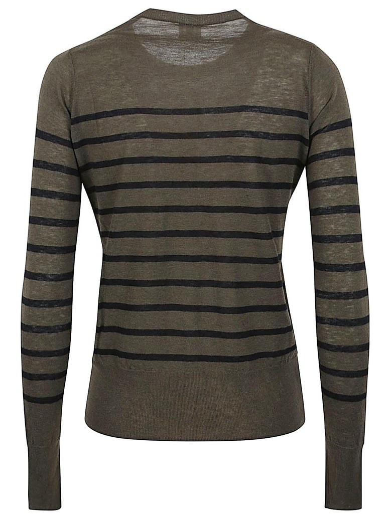 wool striped sweater by Selfnex