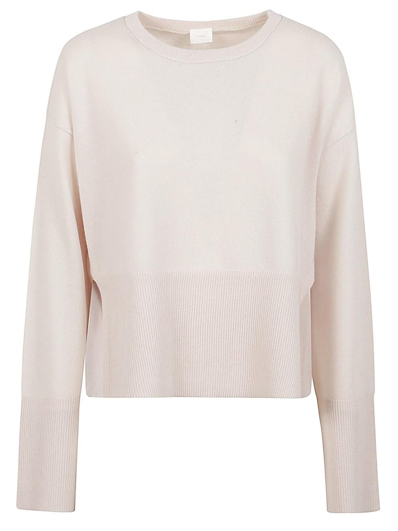 cashmere crenweck sweater by Selfnex