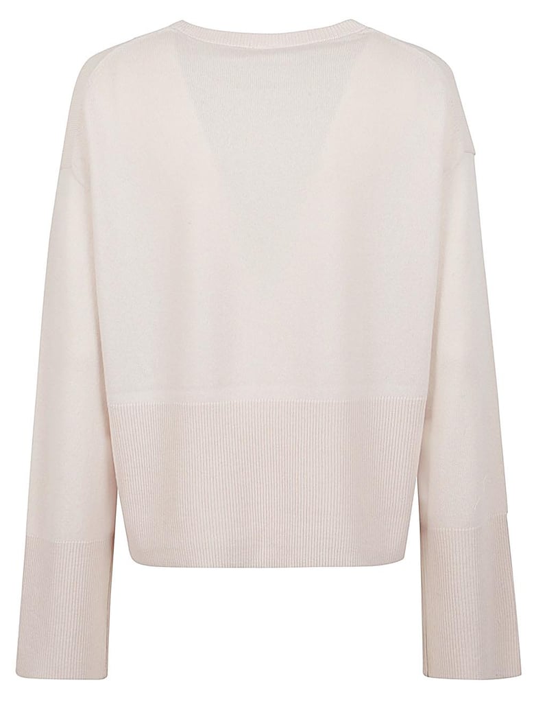 cashmere crenweck sweater by Selfnex