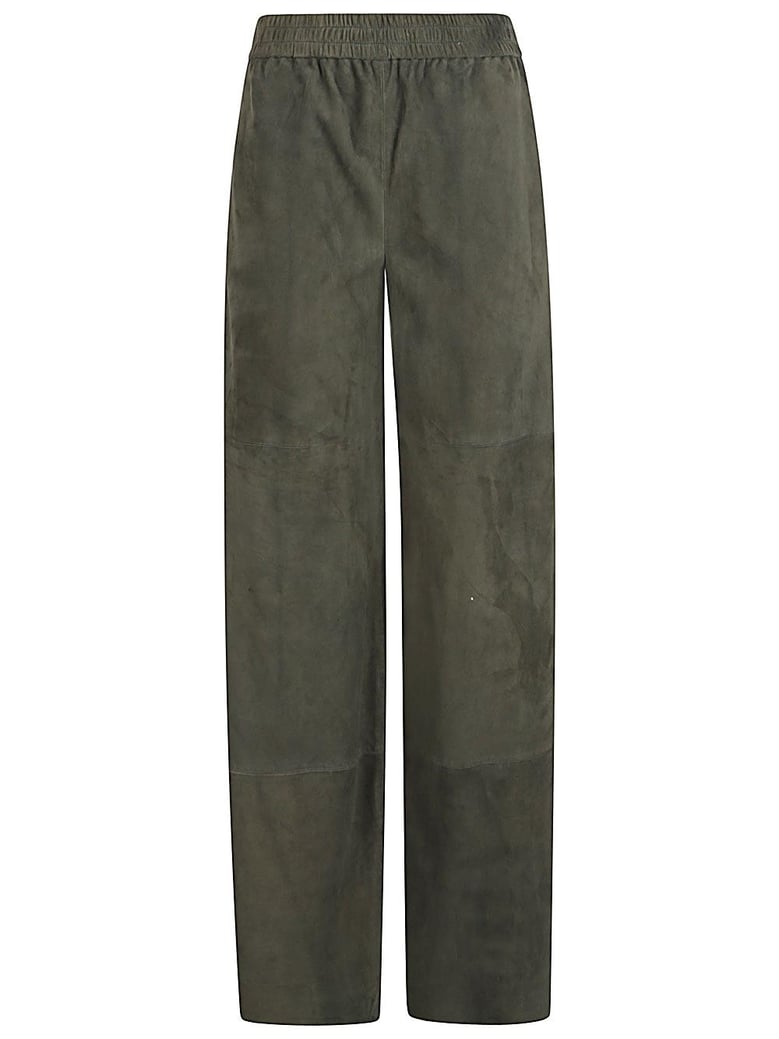 suede leather trousers by Selfnex