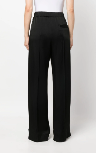 pantalon cintura fruncida negro by Selfnex