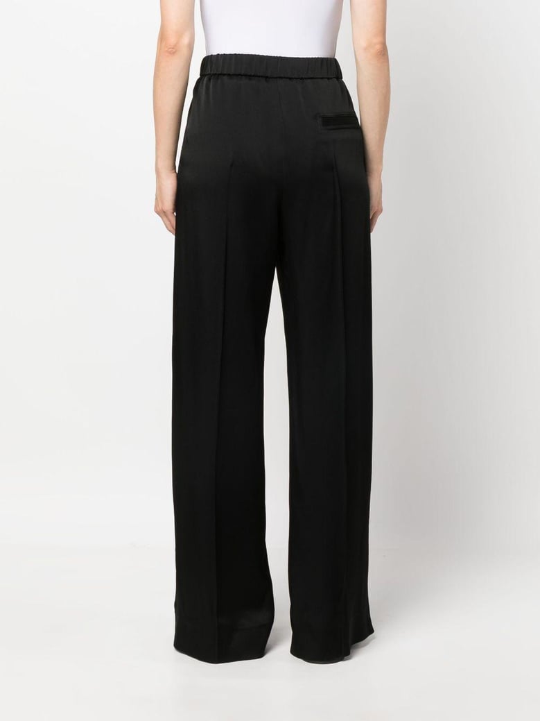 pantalon cintura fruncida negro by Selfnex