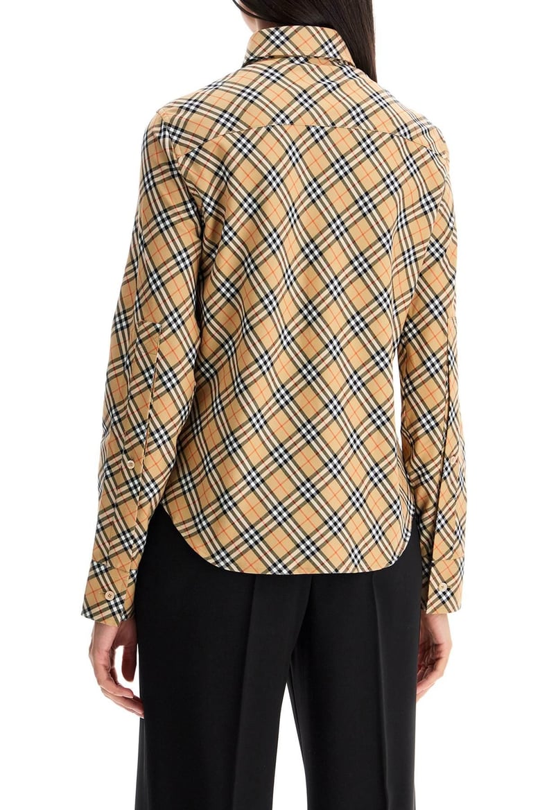 burberry check cotton shirt by Selfnex